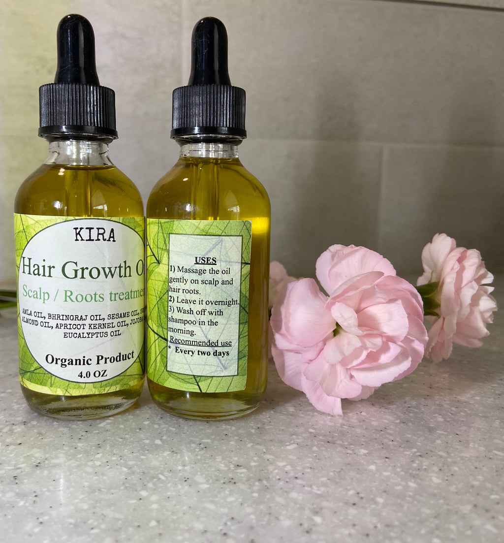 Organic Hair oil/ Conditioner/ Scalp and Roots treatment/ Fights Dandruff/ Thicker Hair growth/ Herb infused Oils