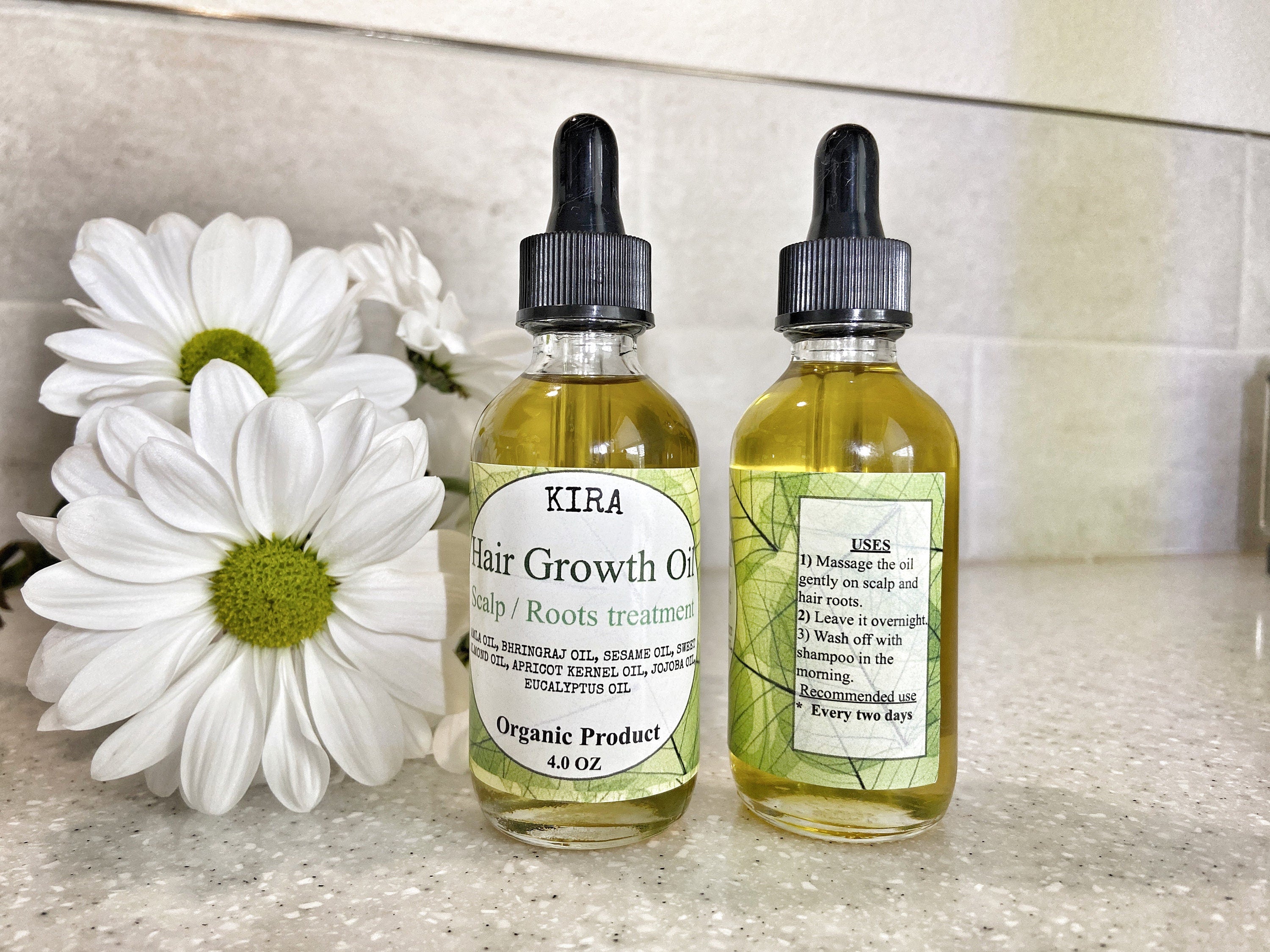 Organic Hair oil/ Conditioner/ Scalp and Roots treatment/ Fights Dandruff/ Thicker Hair growth/ Herb infused Oils