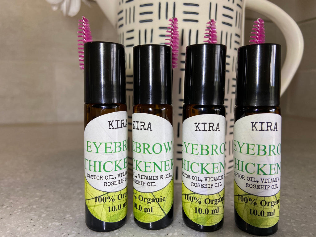 Organic Eyebrow Growth Oil – Thicker, Darker Brows Naturally