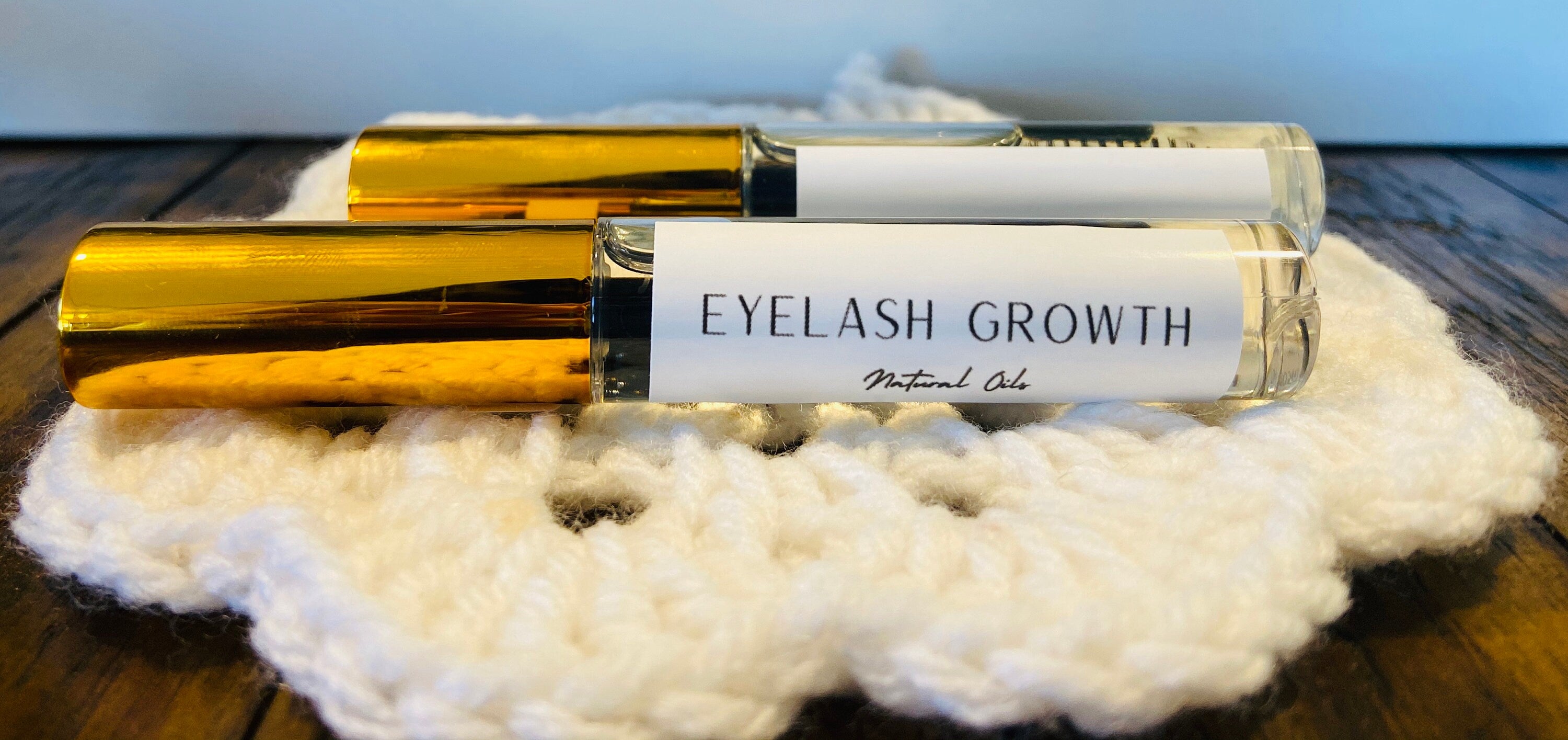 Organic Eyelash Growth Serum – Thicker, Fuller, Longer Lashes