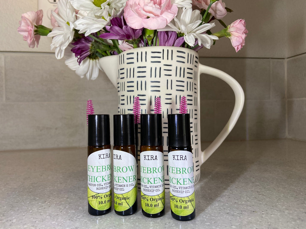 Organic Eyebrow Growth Oil – Thicker, Darker Brows Naturally